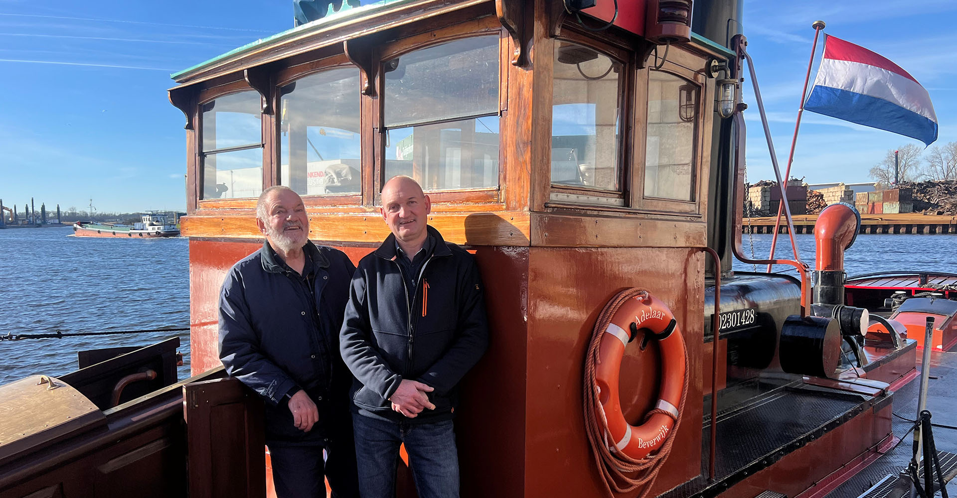 Jíj́ hebt geen schip; het schip heeft jóú!